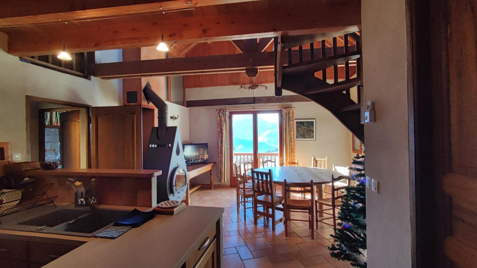 Chalet Mounette Ski Sauna Lac Embrun Puy-Sanieres Extérieur photo
